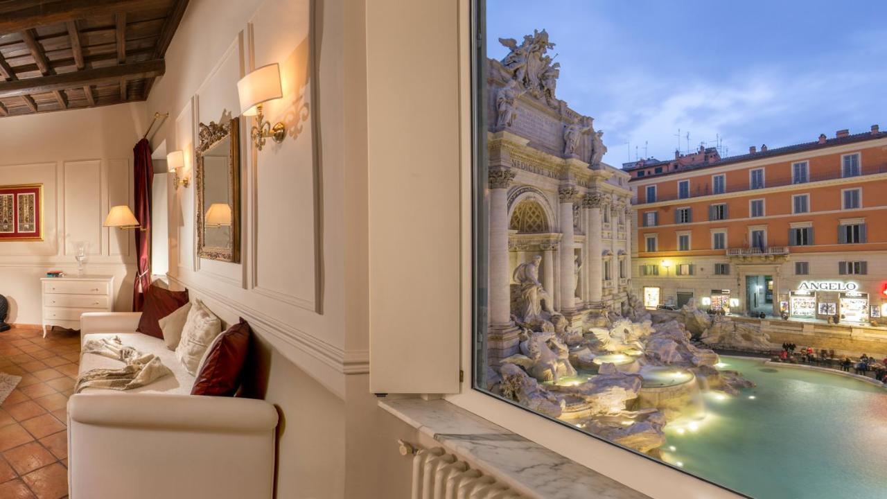 Trevi Ab Aeterno - Amazing View Of The Trevi Fountain Apartamento Roma Exterior foto